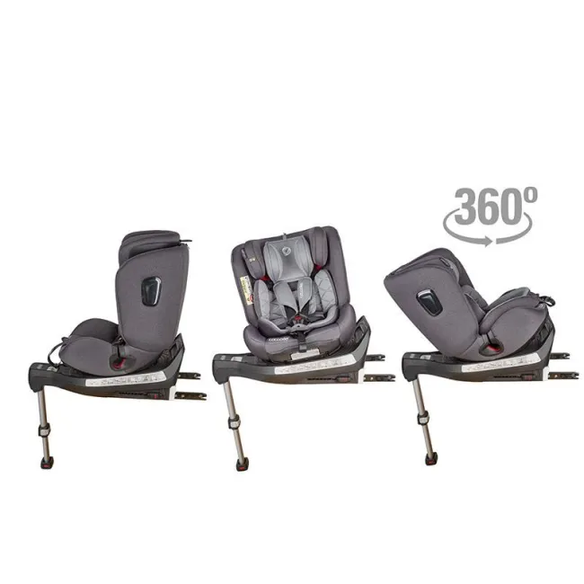 Scaun auto 0-36 kg rotativ Coccolle Astana Urban Grey