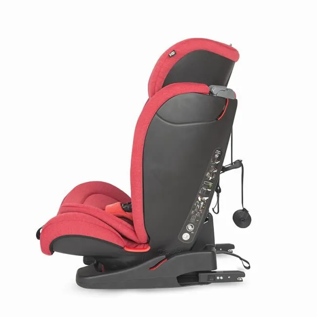 Scaun auto copii, cu Isofix Elara, 9-36 Kg - Rosu