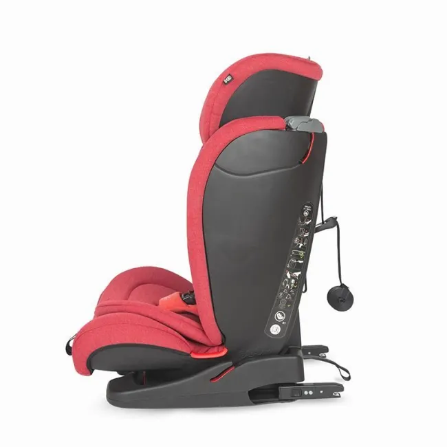 Scaun auto copii, cu Isofix Elara, 9-36 Kg - Rosu