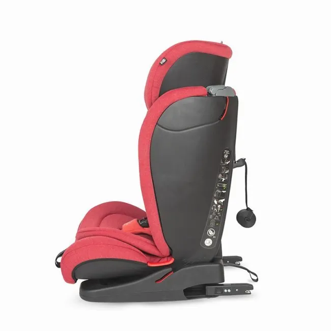 Scaun auto copii, cu Isofix Elara, 9-36 Kg - Rosu