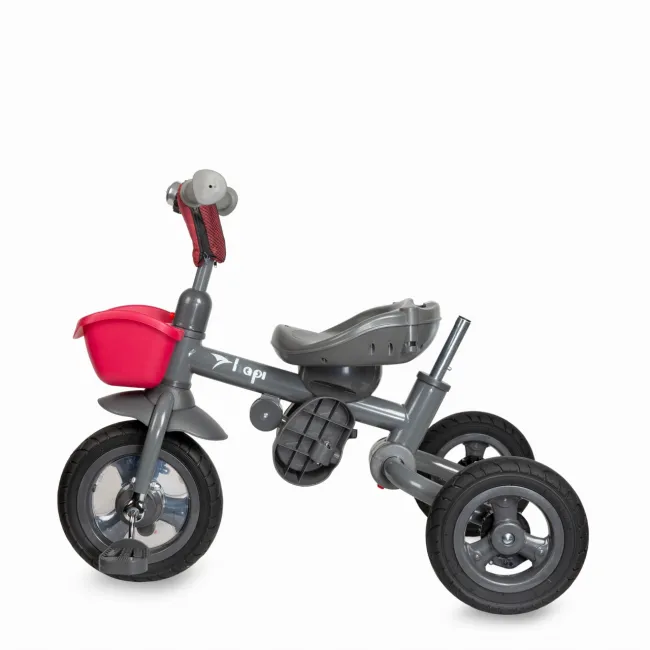 Tricicleta Copii Multifunctionala 4 In 1 Hapi Neo - Visiniu