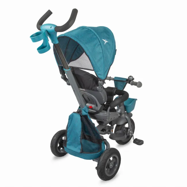 Tricicleta Multifunctionala 4 In 1 Hapi Neo - Albastru