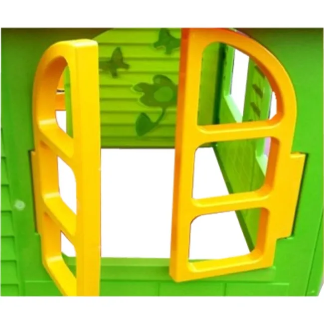 Casuta de joaca pentru copii Garden House cu gard, Mochtoys