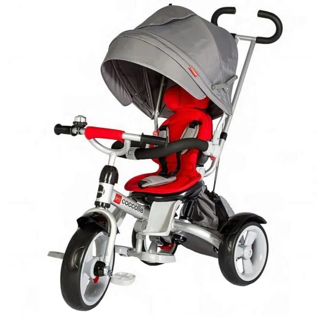 Tricicleta Copii Multifunctionala Cocolle Giro - Rosu