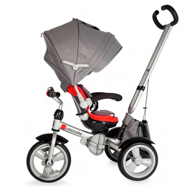 Tricicleta Copii Multifunctionala Cocolle Giro - Rosu