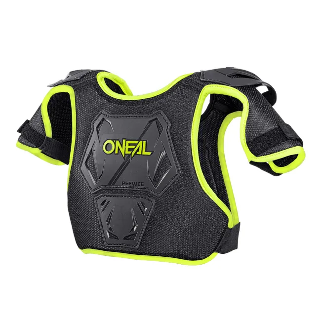 Armura Protectie Copii O'Neal Peewee - M-L, Negru-Galben Neon