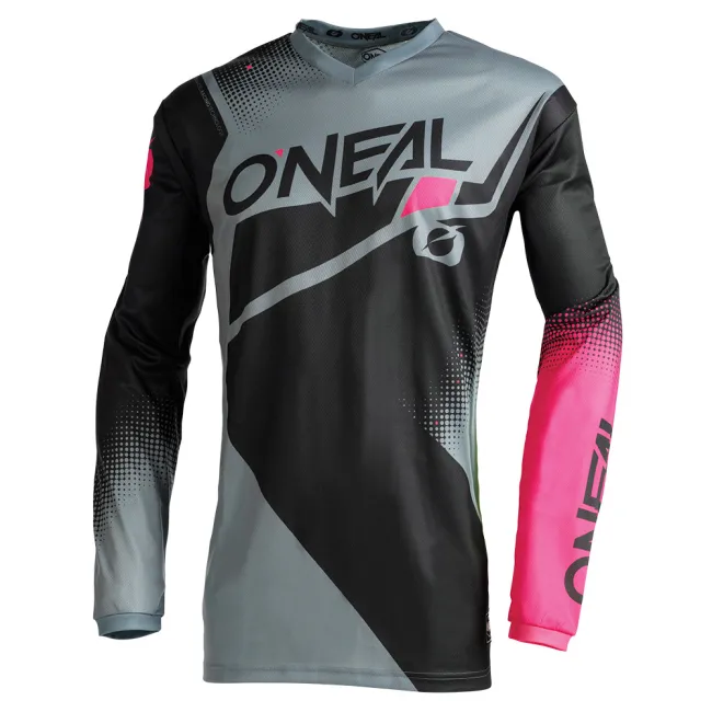 Bluza Ciclism Femei O'Neal Element Racewear V.22 - M, Negru-Gri-Roz