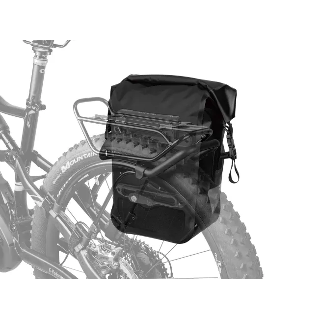 Geanta-Coburi Topeak Pannier DryBag TT9861B, 20L, hidrofug, Negru