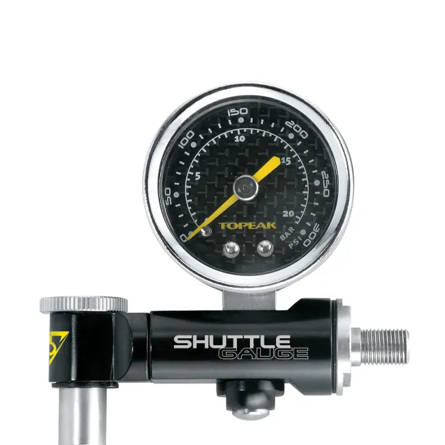 Manometru Analogic Bicicleta Topeak Shuttle TSUTG-02, Negru