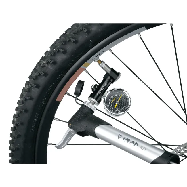 Manometru Analogic Bicicleta Topeak Shuttle TSUTG-02, Negru