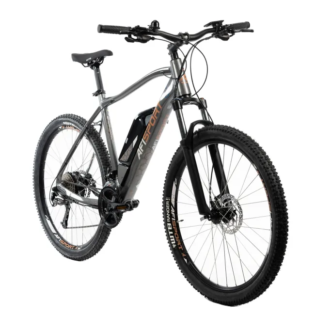 Bicicleta Electrica Afisport M17 - 27.5 Inch, M-L, Gri