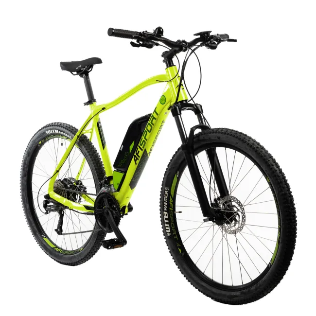 Bicicleta Electrica Afisport M17 - 27.5 Inch, M-L, Verde