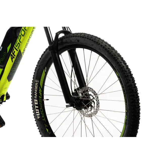 Bicicleta Electrica Afisport M17 - 27.5 Inch, M-L, Verde