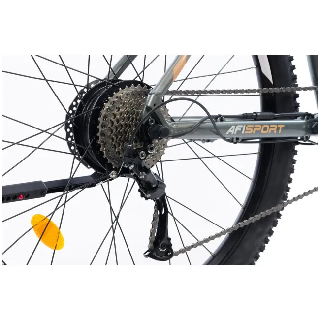 Bicicleta Electrica Afisport Vulcan - 29 Inch, L, Gri