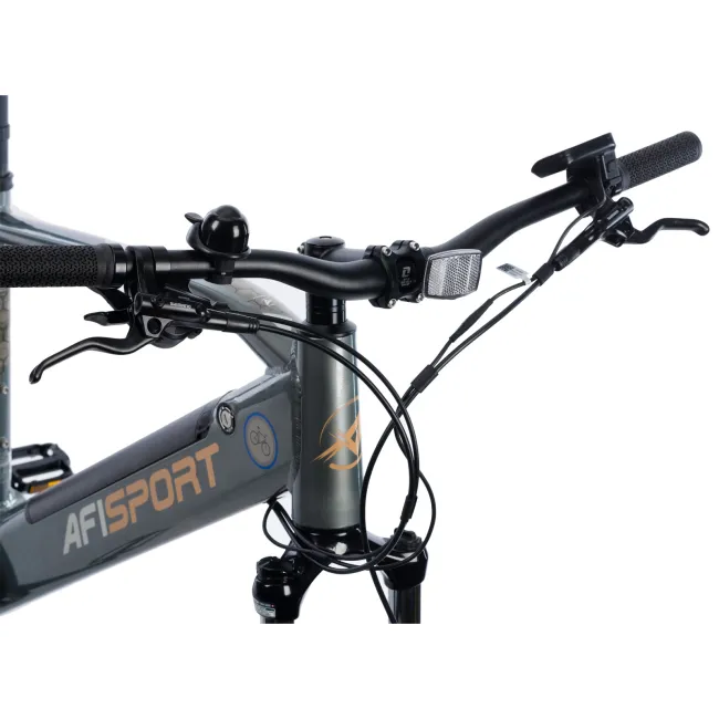 Bicicleta Electrica Afisport Vulcan - 29 Inch, L, Gri