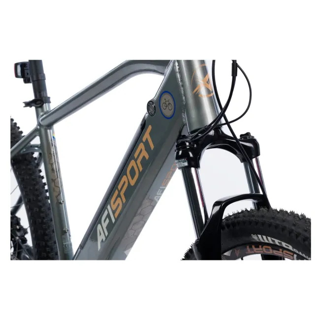 Bicicleta Electrica Afisport Vulcan - 29 Inch, L, Gri