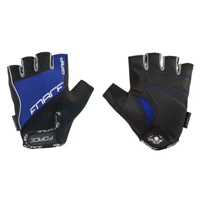 Manusi Force Grip gel negru/albastru L