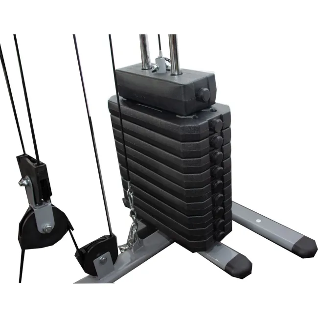 Aparat Multifunctional Fitness 1 Post Dhs 3001 - Negru-Gri