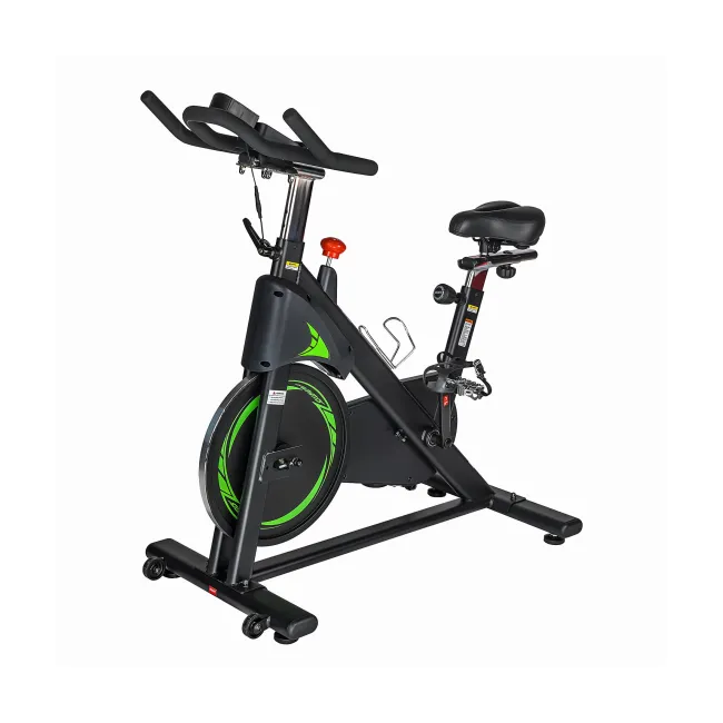 Bicicleta Fitness Spin Bike Dhs 2101 - Negru-Verde