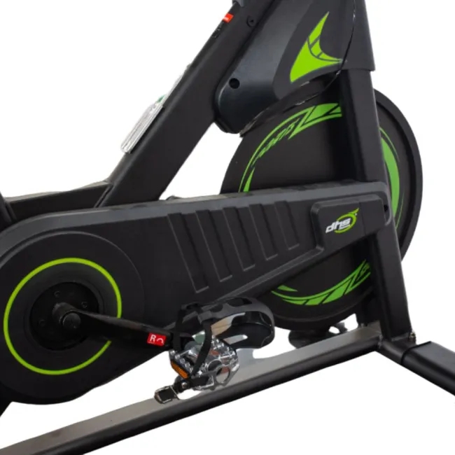 Bicicleta Fitness Spin Bike Dhs 2101 - Negru-Verde