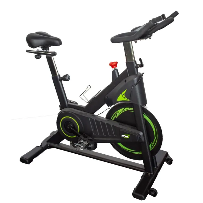 Bicicleta Fitness Spin Bike Dhs 2101 - Negru-Verde
