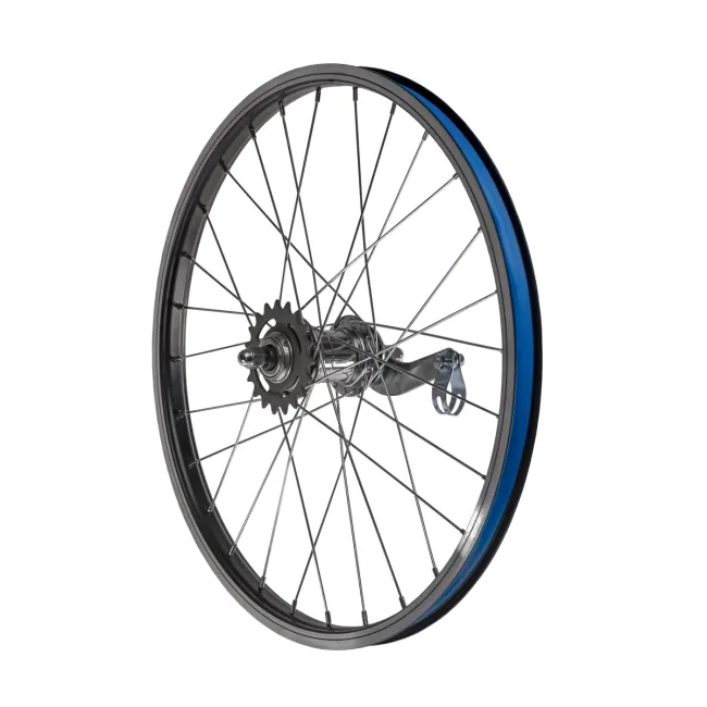 Roata Spate Bicicleta Cerurim LYRA 16 Inch, 305x21, 28H, butuc Velosteel, Negru