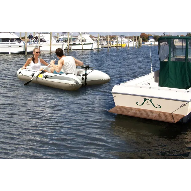 Barca Pneumatica Aqua Marina Motion, Cu Motor Electric T-18 - Alb