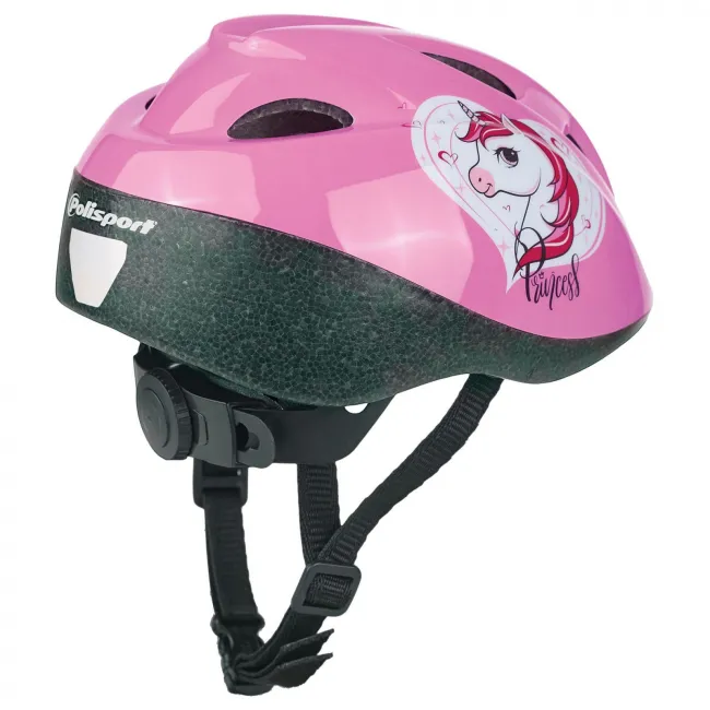 Casca Ciclism Copii Polisport Unicorn - 52-56 cm, S, Roz