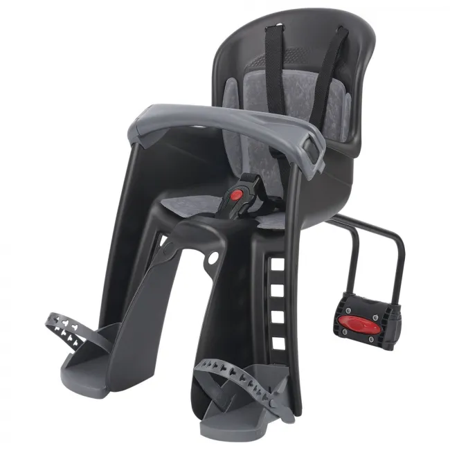 Scaun Bicicleta Copii Polisport Bilby Junior FF - Maro-Gri