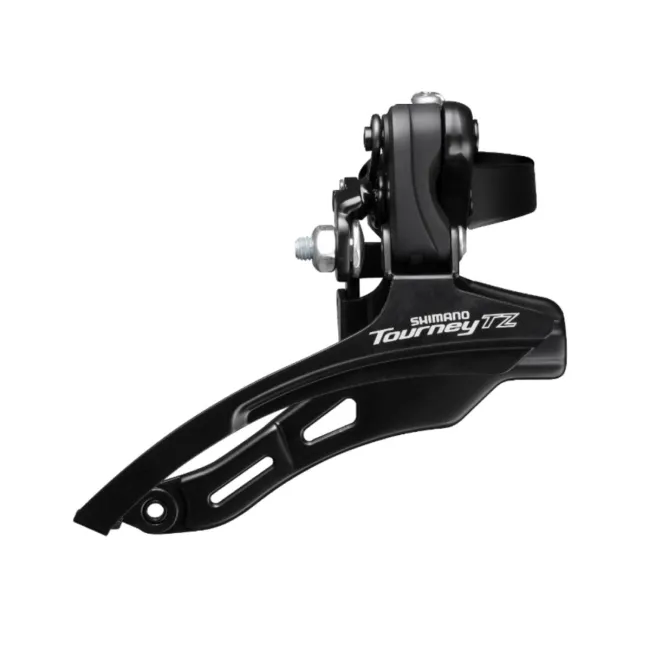 Schimbator Fata Shimano FD-TZ500-DS6 - 3 x 6/7 Viteze, tragere dubla, Negru