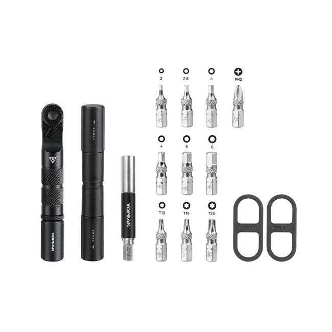 Set Scule Bicicleta Topeak Ratchet'N Roll Elite, Tt2609, Negru