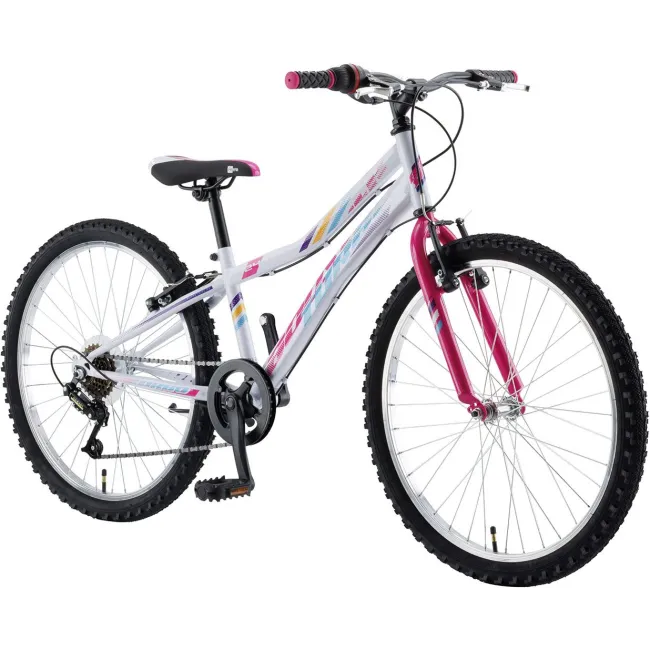 Bicicleta Copii Booster 2023 Turbo - 24 Inch, Alb
