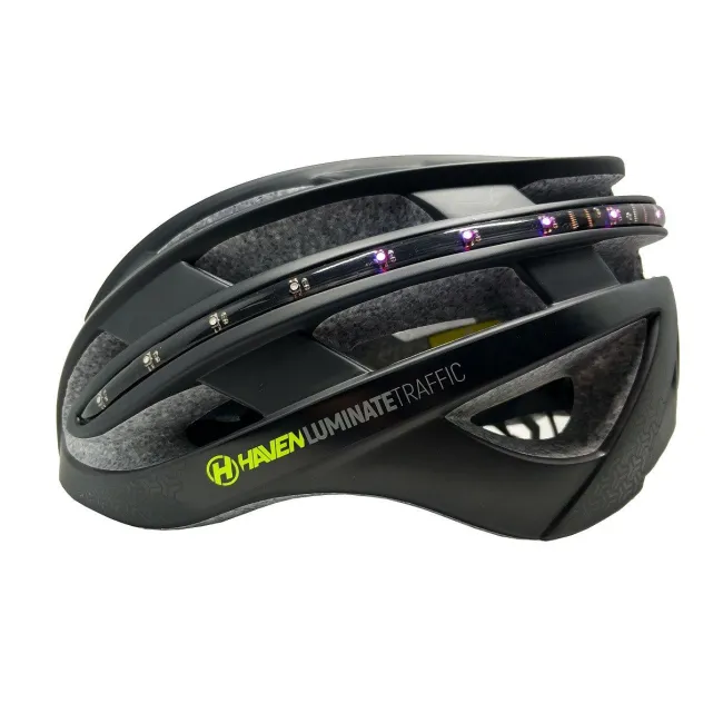 Casca Ciclism MTB Haven Luminate Traffic - L-XL, Negru