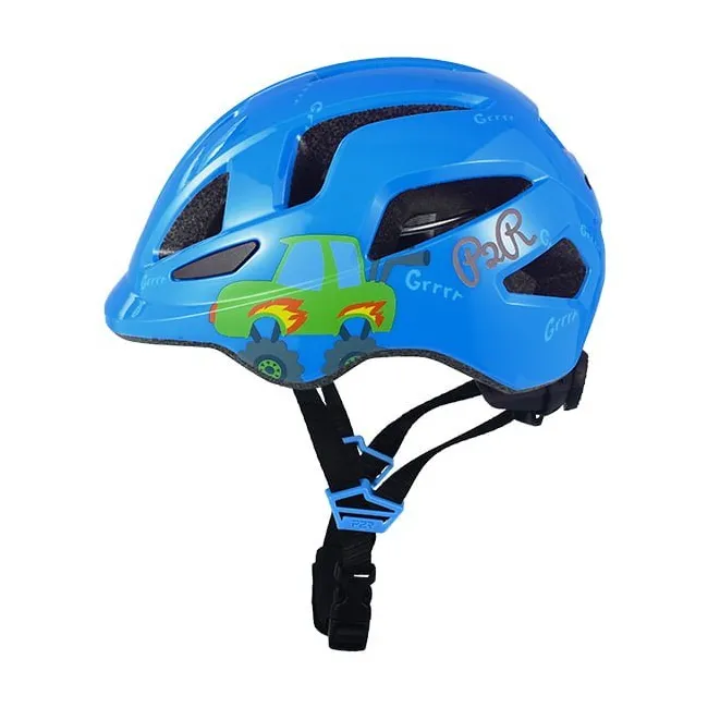 Casca Ciclism Copii P2R MASCOT - 48-52 cm, XS, Albastru