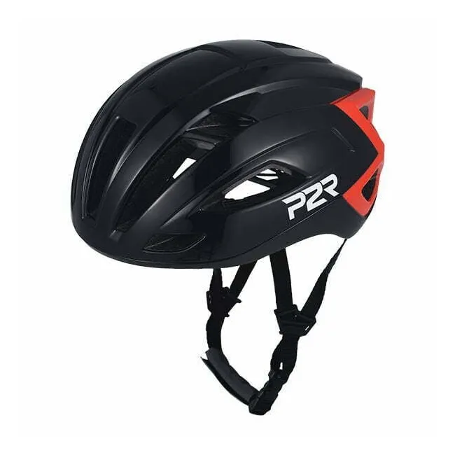 Casca Ciclism P2R RODEO - 59-61 cm, M-L, Negru-Rosu
