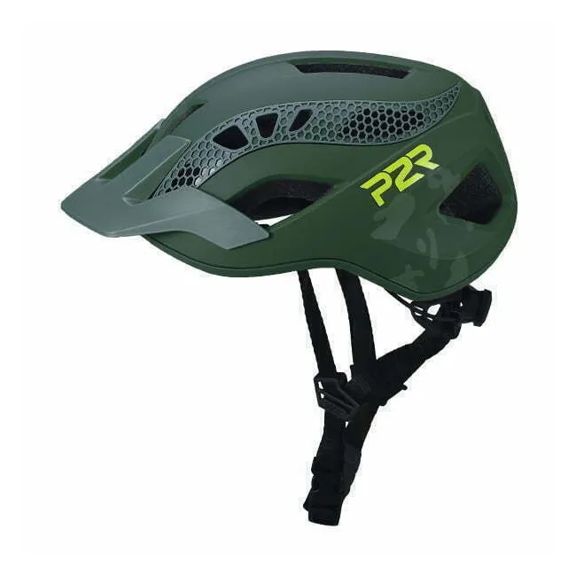 Casca Ciclism P2R ZENERO - 59-61 cm, M-L, Verde inchis