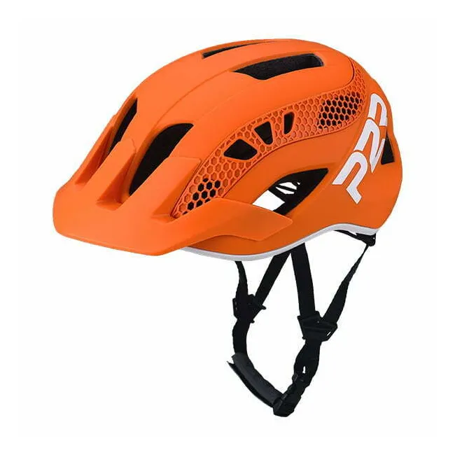 Casca Ciclism P2R ZENERO - 55-58 cm, S-M, Portocaliu-Alb