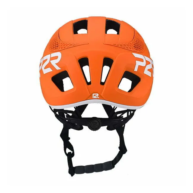 Casca Ciclism P2R ZENERO - 55-58 cm, S-M, Portocaliu-Alb