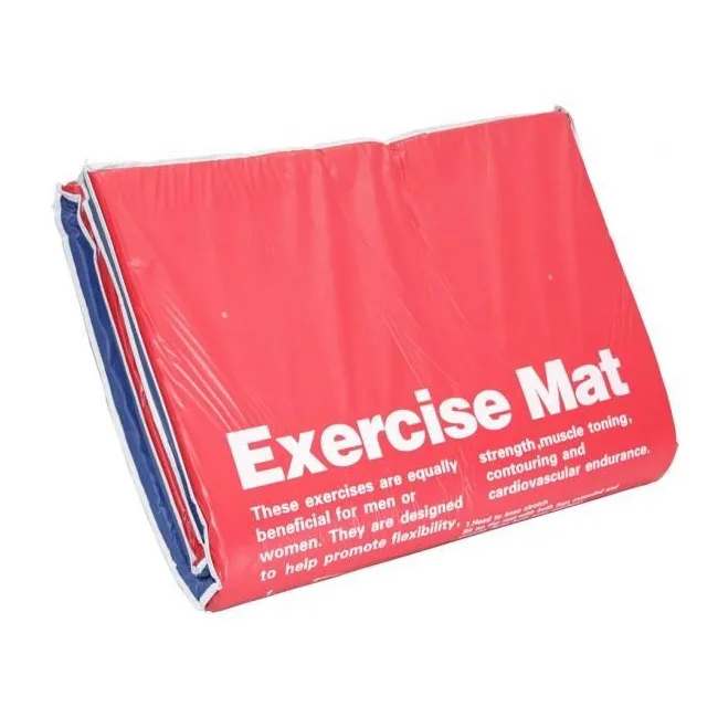 Saltea Exercitii 167X59X1,5cm, Rosu-Albastru