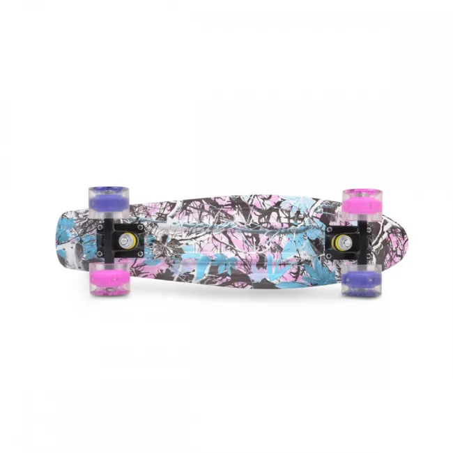 Skateboard 22`` Graffiti Roz Led