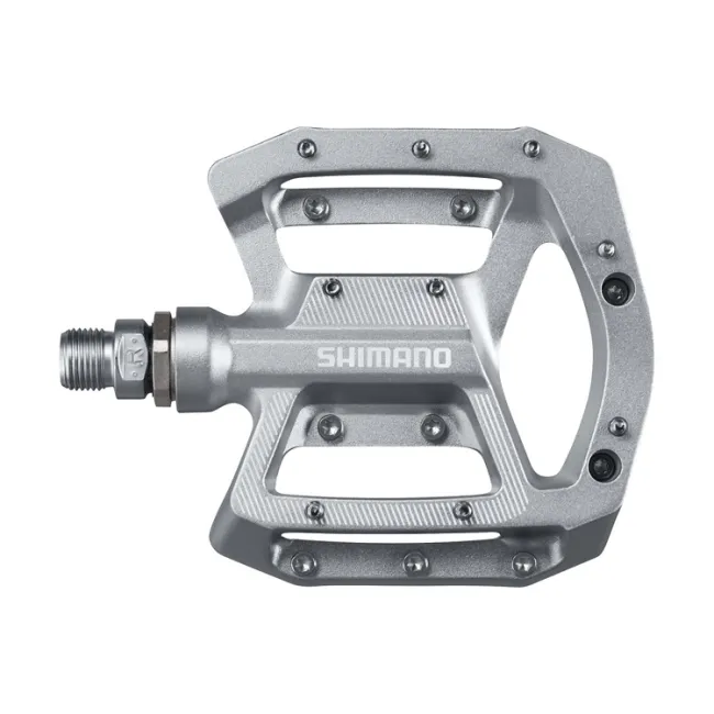 PEDALE SHIMANO PD-GR500, FLAT, FARA CATADIOPTRII, ARGINTIU