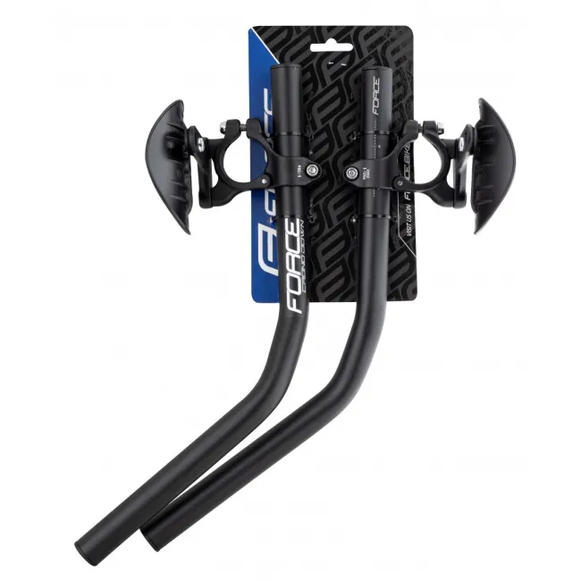 Extensie ghidon Force Crono aluminiu negru mat
