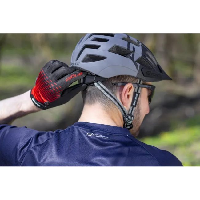 Manusi Ciclism Force Mtb Angle - XXL, Negru-Rosu