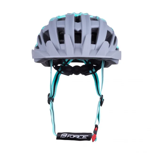 Casca Force Corella MTB gri/turcoaz S-M (54-58 cm)