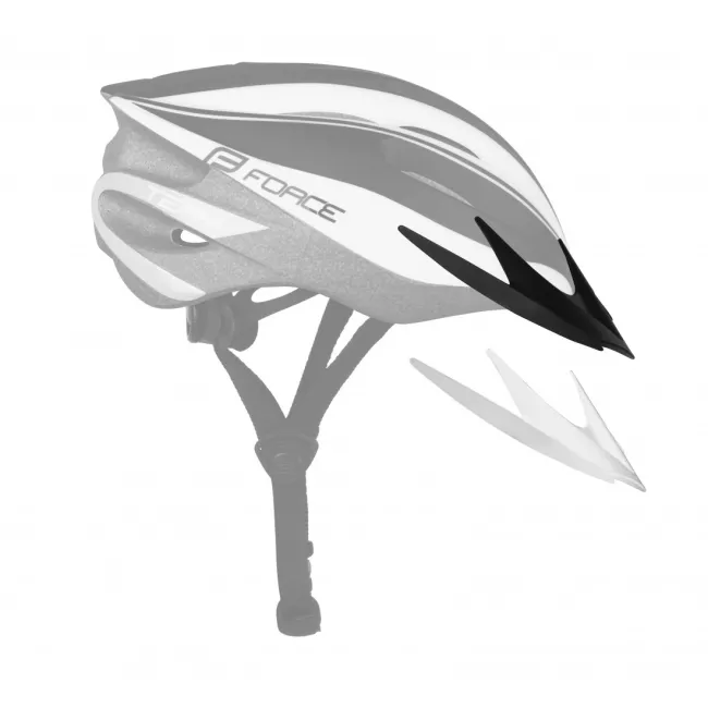 Casca Force Tery alb/roz S-M (54-58 cm)