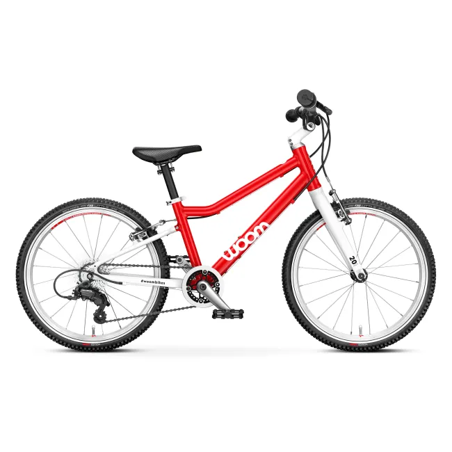 Bicicleta Copii Woom 4 - 20 Inch, Rosu