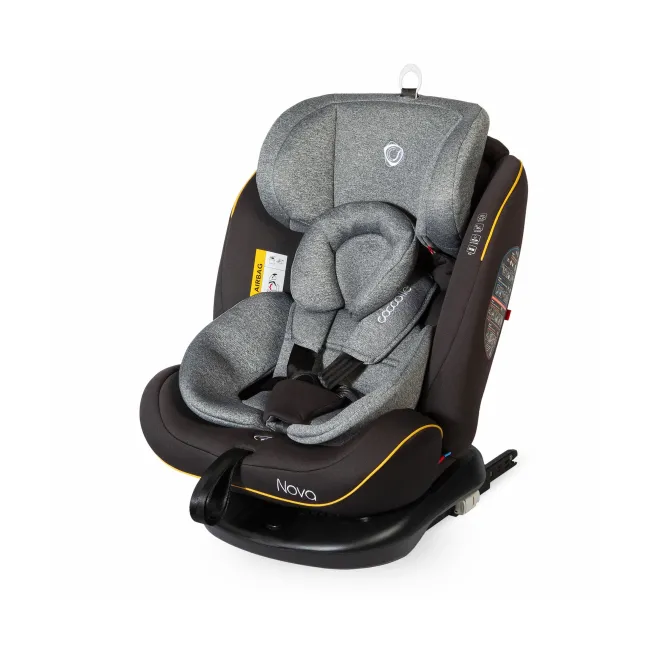 Scaun Auto Copii, Rotativ cu Isofix,Coccolle Nova, 0-36 Kg - Gri