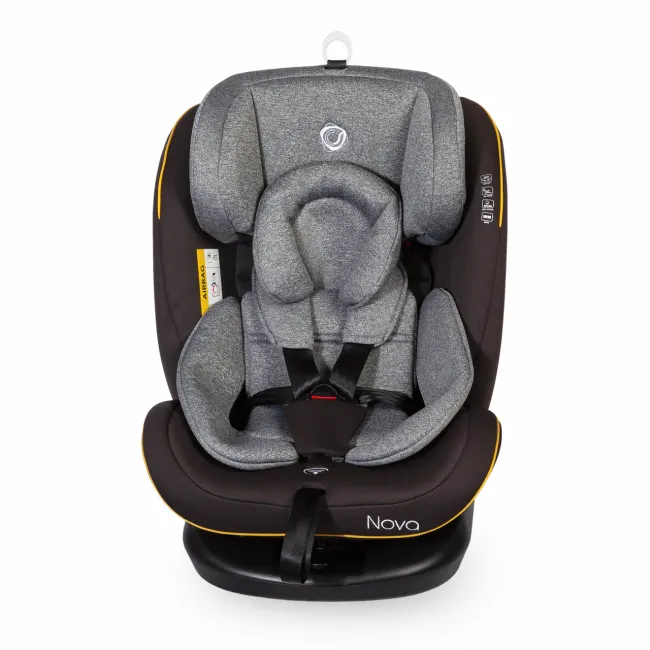 Scaun Auto Copii, Rotativ cu Isofix,Coccolle Nova, 0-36 Kg - Gri