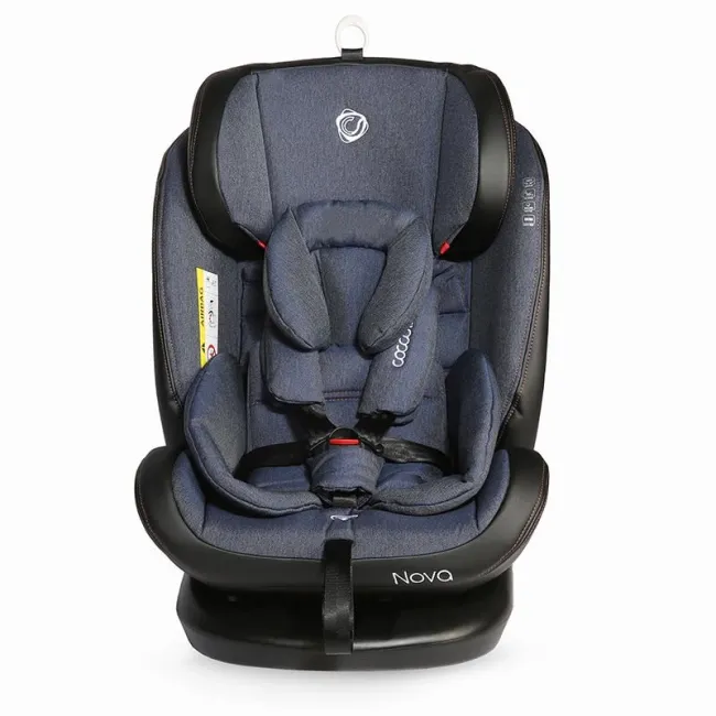 Scaun Auto Rotativ Coccolle Nova cu Isofix 0-36 Kg - Albastru inchis