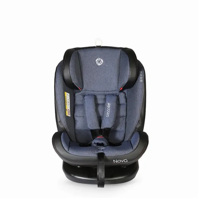 Scaun Auto Rotativ Coccolle Nova cu Isofix 0-36 Kg - Albastru inchis